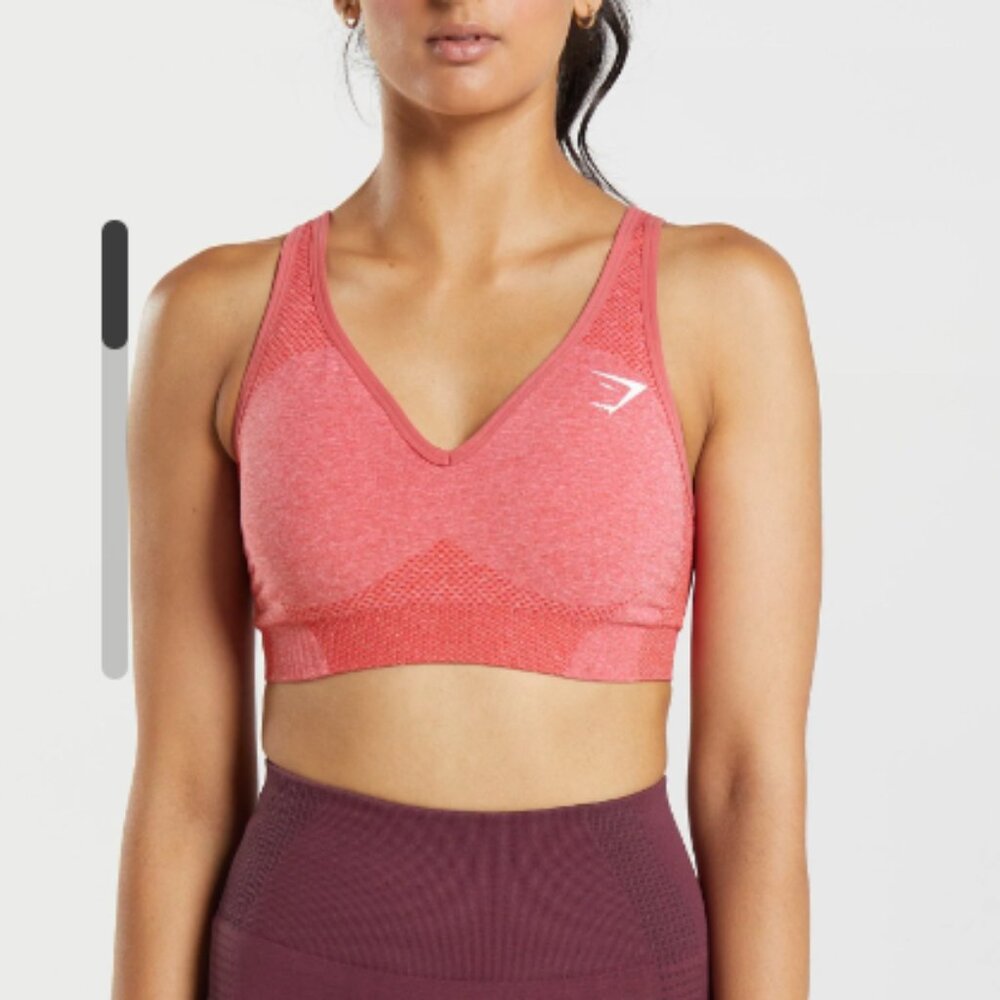Gymshark Vital Seamless 2.0 V-Neck Sports Bra